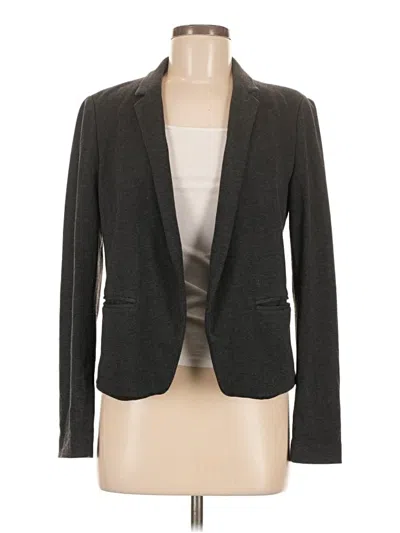 Pre-owned Ann Taylor Loft Blazer Jacket In Gray