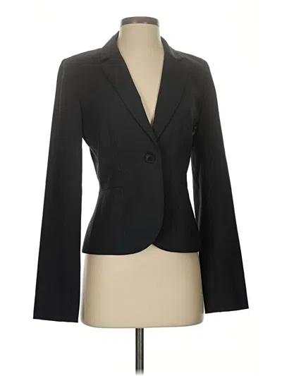 Pre-owned Ann Taylor Loft Blazer Jacket In Gray
