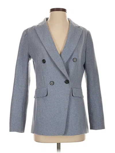 Pre-owned Ann Taylor Loft Blazer Jacket In Gray