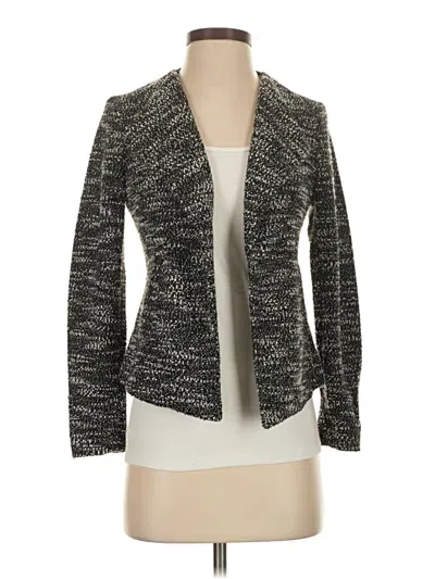 Pre-owned Ann Taylor Loft Blazer Jacket In Gray