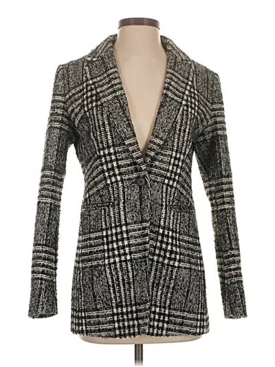 Pre-owned Ann Taylor Loft Blazer Jacket In Gray