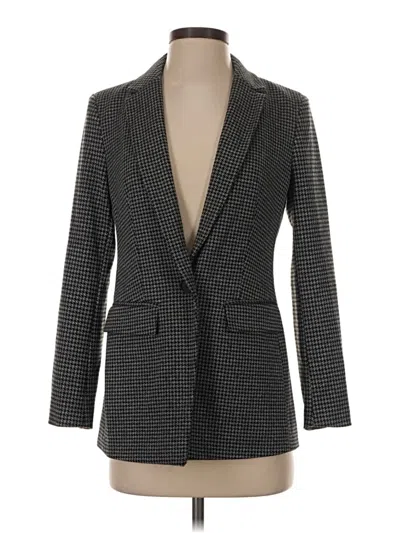 Pre-owned Ann Taylor Loft Blazer Jacket In Gray