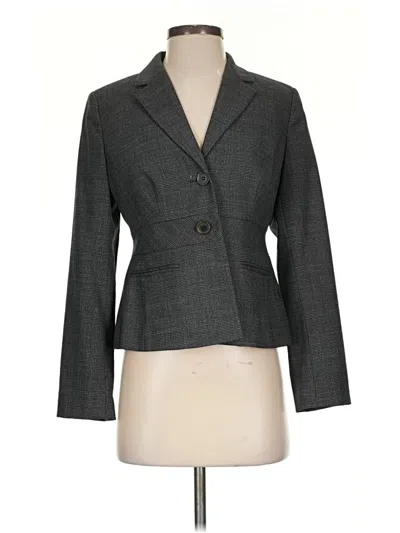 Pre-owned Ann Taylor Loft Blazer Jacket In Gray