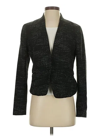 Pre-owned Ann Taylor Loft Blazer Jacket In Gray
