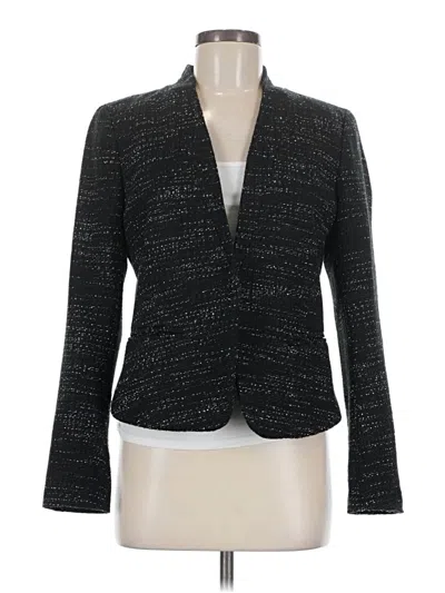 Pre-owned Ann Taylor Loft Blazer Jacket In Gray