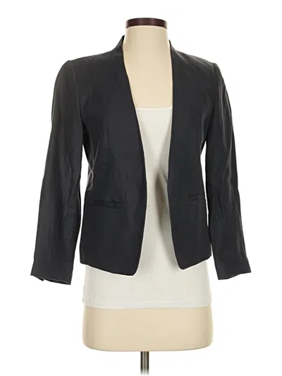 Pre-owned Ann Taylor Loft Blazer Jacket In Gray