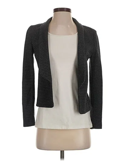 Pre-owned Ann Taylor Loft Blazer Jacket In Gray