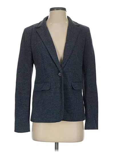 Pre-owned Ann Taylor Loft Blazer Jacket In Gray