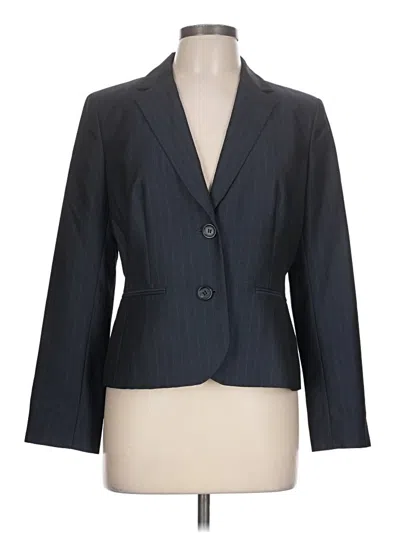 Pre-owned Ann Taylor Loft Blazer Jacket In Gray