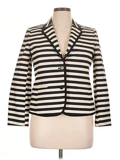 Pre-owned Ann Taylor Loft Blazer Jacket In Ivory
