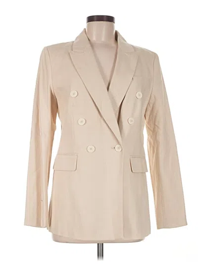 Pre-owned Ann Taylor Loft Blazer Jacket In Ivory