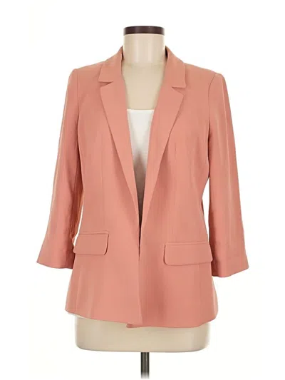 Pre-owned Ann Taylor Loft Blazer Jacket In Pink