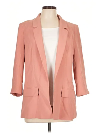 Pre-owned Ann Taylor Loft Blazer Jacket In Pink