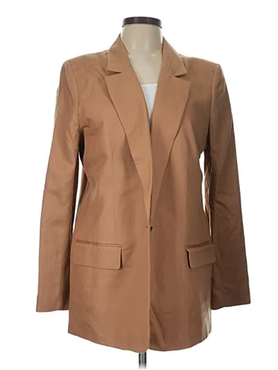 Pre-owned Ann Taylor Loft Blazer Jacket In Tan