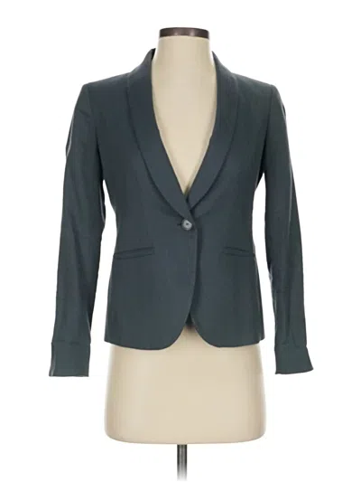 Pre-owned Ann Taylor Loft Blazer Jacket In Teal