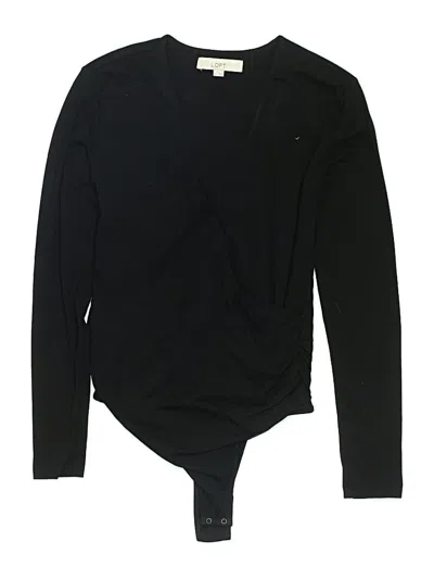 Pre-owned Ann Taylor Loft Bodysuit In Black