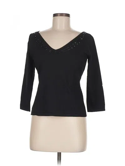 Pre-owned Ann Taylor Loft Cardigan Sweater In Black