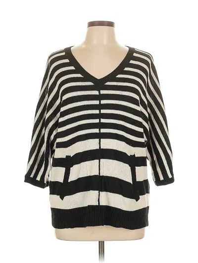 Pre-owned Ann Taylor Loft Cardigan Sweater In Black