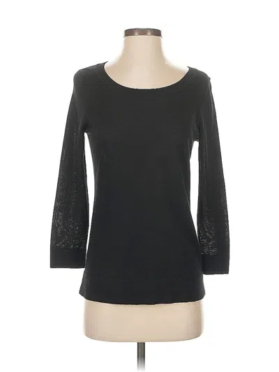 Pre-owned Ann Taylor Loft Cardigan Sweater In Black