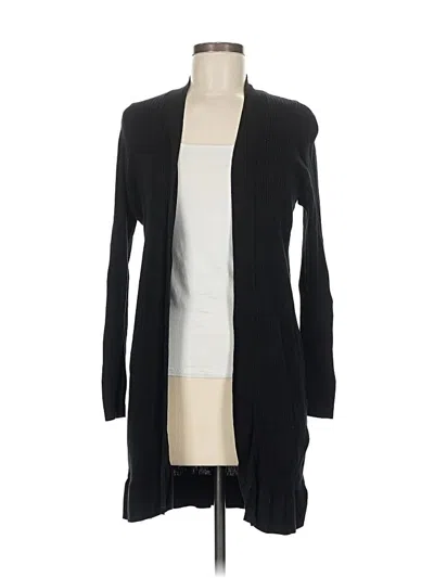 Pre-owned Ann Taylor Loft Cardigan Sweater In Black
