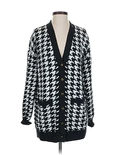 Pre-owned Ann Taylor Loft Cardigan Sweater In Black