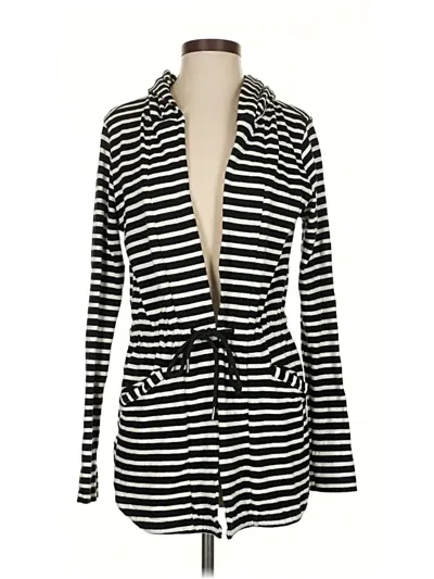 Pre-owned Ann Taylor Loft Cardigan Sweater In Black