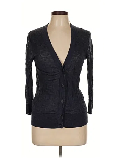 Pre-owned Ann Taylor Loft Cardigan Sweater In Black