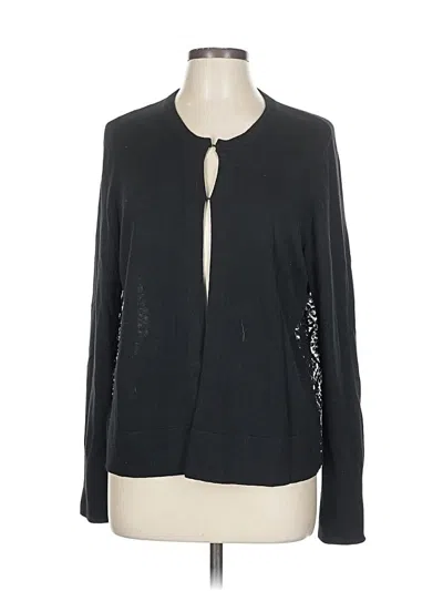 Pre-owned Ann Taylor Loft Cardigan Sweater In Black