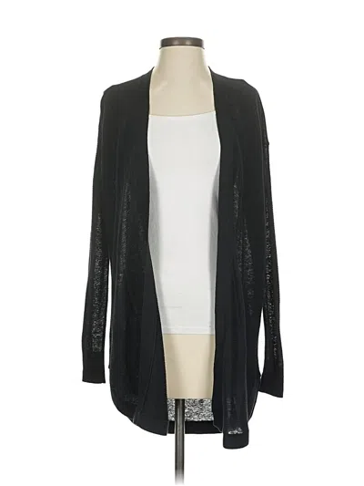 Pre-owned Ann Taylor Loft Cardigan Sweater In Black