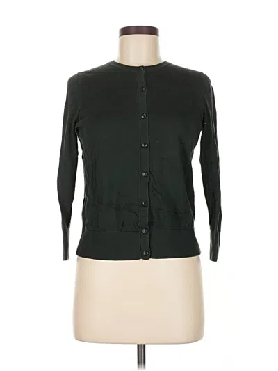 Pre-owned Ann Taylor Loft Cardigan Sweater In Black