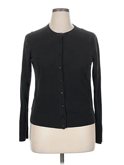 Pre-owned Ann Taylor Loft Cardigan Sweater In Black