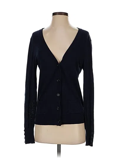 Pre-owned Ann Taylor Loft Cardigan Sweater In Black