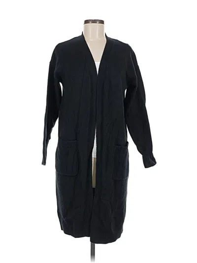 Pre-owned Ann Taylor Loft Cardigan Sweater In Black