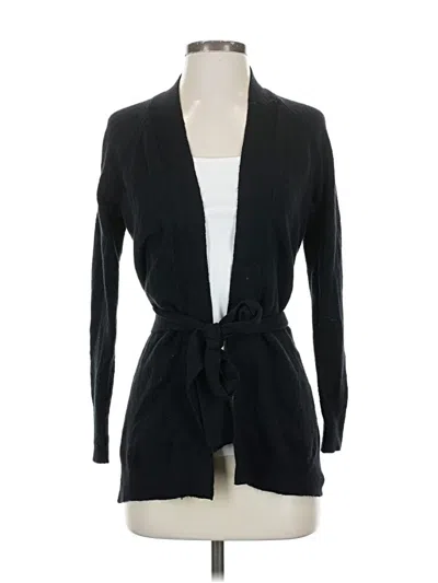 Pre-owned Ann Taylor Loft Cardigan Sweater In Black
