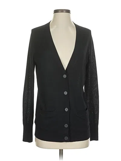 Pre-owned Ann Taylor Loft Cardigan Sweater In Black