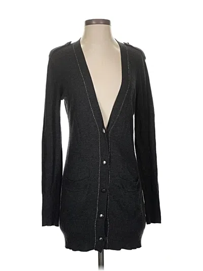 Pre-owned Ann Taylor Loft Cardigan Sweater In Black