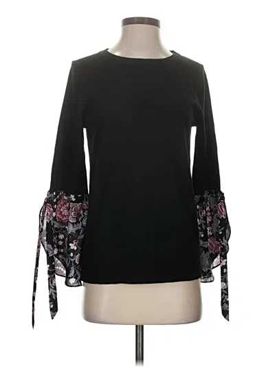 Pre-owned Ann Taylor Loft Cardigan Sweater In Black