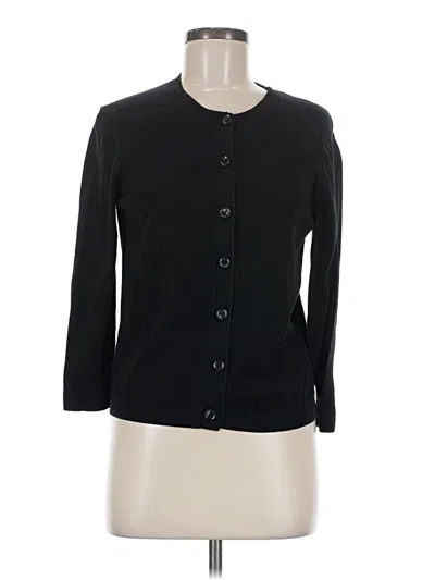 Pre-owned Ann Taylor Loft Cardigan Sweater In Black
