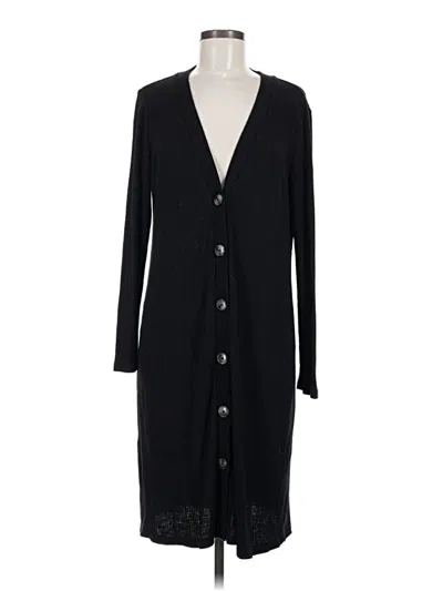 Pre-owned Ann Taylor Loft Cardigan Sweater In Black