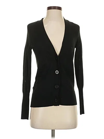 Pre-owned Ann Taylor Loft Cardigan Sweater In Black
