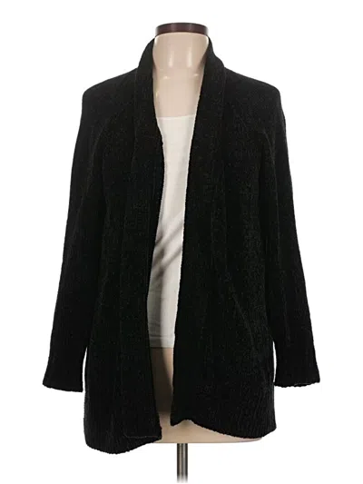 Pre-owned Ann Taylor Loft Cardigan Sweater In Black
