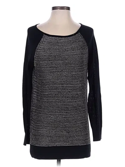 Pre-owned Ann Taylor Loft Cardigan Sweater In Black