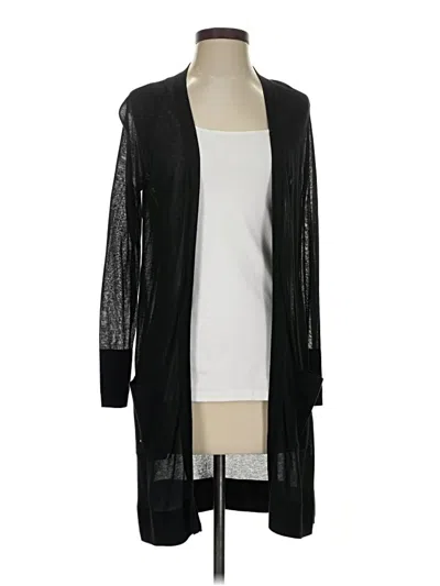 Pre-owned Ann Taylor Loft Cardigan Sweater In Black