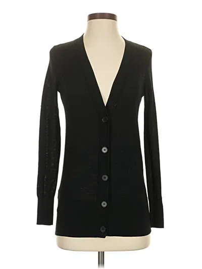 Pre-owned Ann Taylor Loft Cardigan Sweater In Black