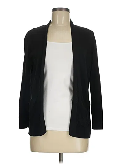 Pre-owned Ann Taylor Loft Cardigan Sweater In Black