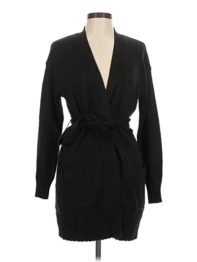 Pre-owned Ann Taylor Loft Cardigan Sweater In Black