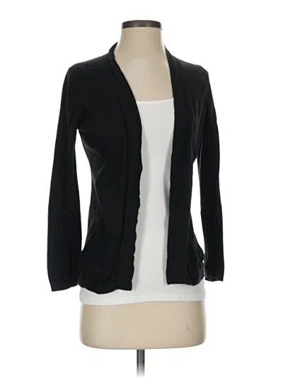 Pre-owned Ann Taylor Loft Cardigan Sweater In Black