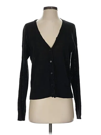 Pre-owned Ann Taylor Loft Cardigan Sweater In Black