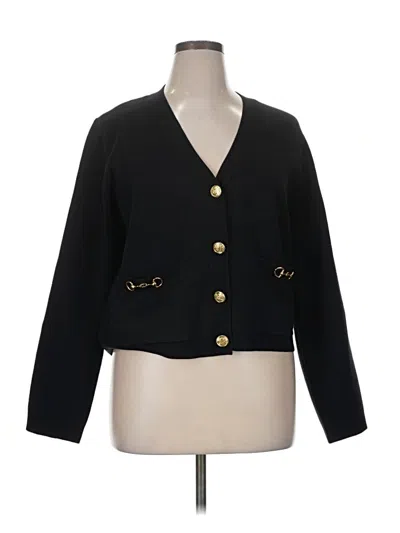 Pre-owned Ann Taylor Loft Cardigan Sweater In Black