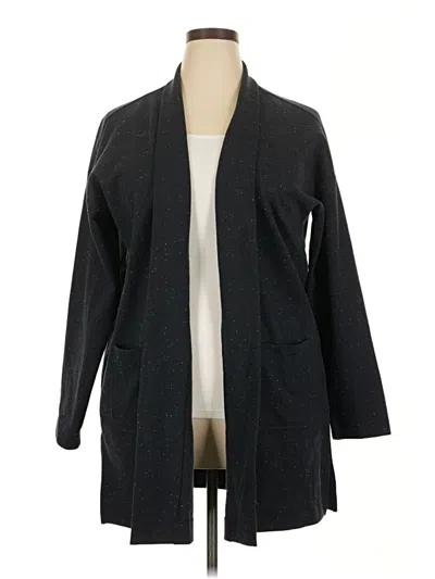 Pre-owned Ann Taylor Loft Cardigan Sweater In Black